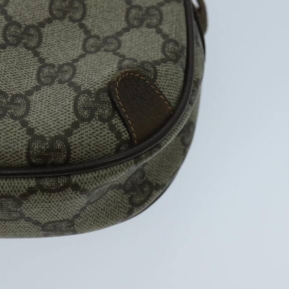 GUCCI GG Supreme Web Sherry Line Shoulder Bag Pvc Beige 156 02 066 - Picture 12 of 16